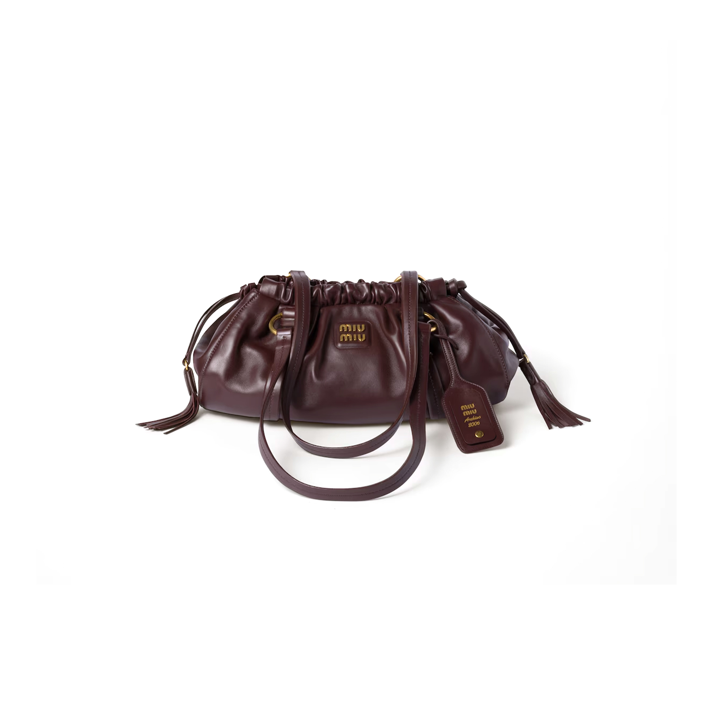 MIU MIU JOIE NAPPA LEATHER BAG 5BG306 (32*16*10.5cm)